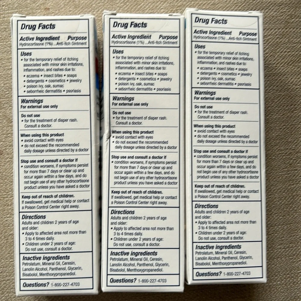 Aquaphor children’s itch relief ointment bundle lot